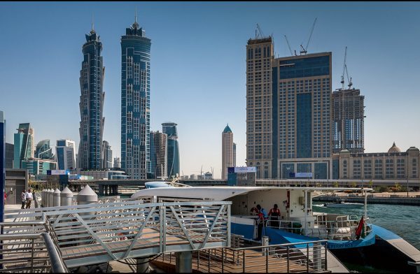 Dock for water taxis