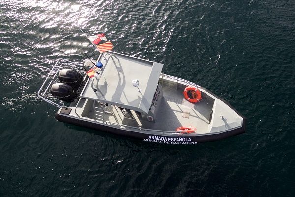 Barco de vigilancia de aluminio