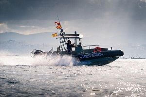 Aluminium patrol boat