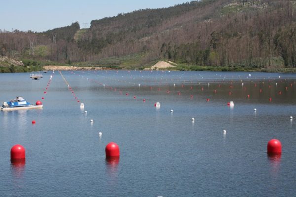 Campo de regatas para remo con Sistema Albano