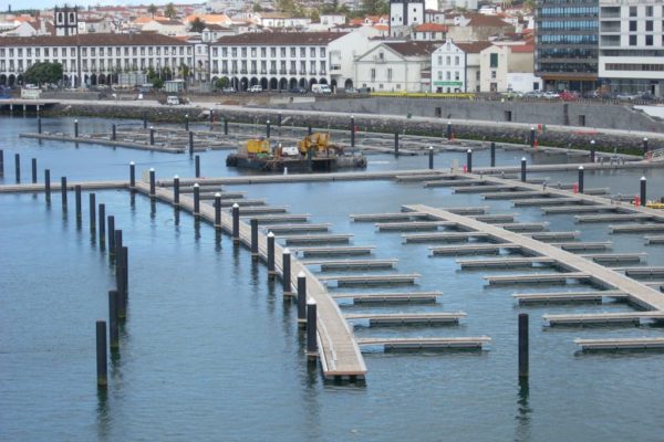 Marina Punta Delgada en construcción