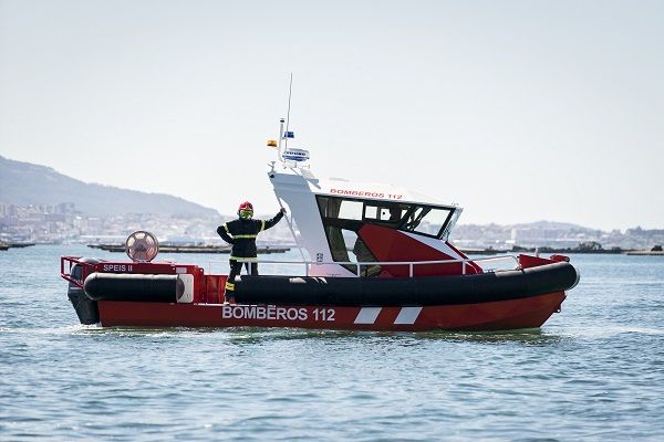 Barco contra incendios de aluminio