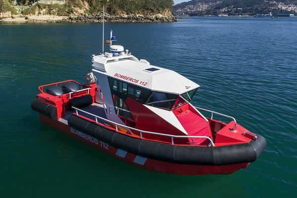 Barco contra incendios de aluminio