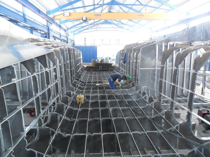 Catamarán de aluminio