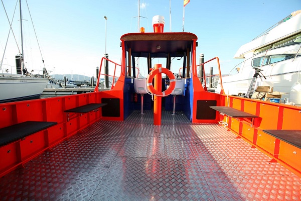 Aluminium workboats for work ports