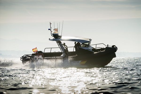 Aluminium surveillance boat