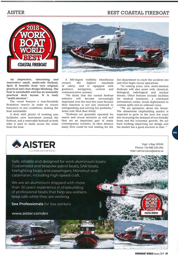 Coastal Fireboat Award