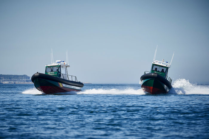 High speed patrol boats