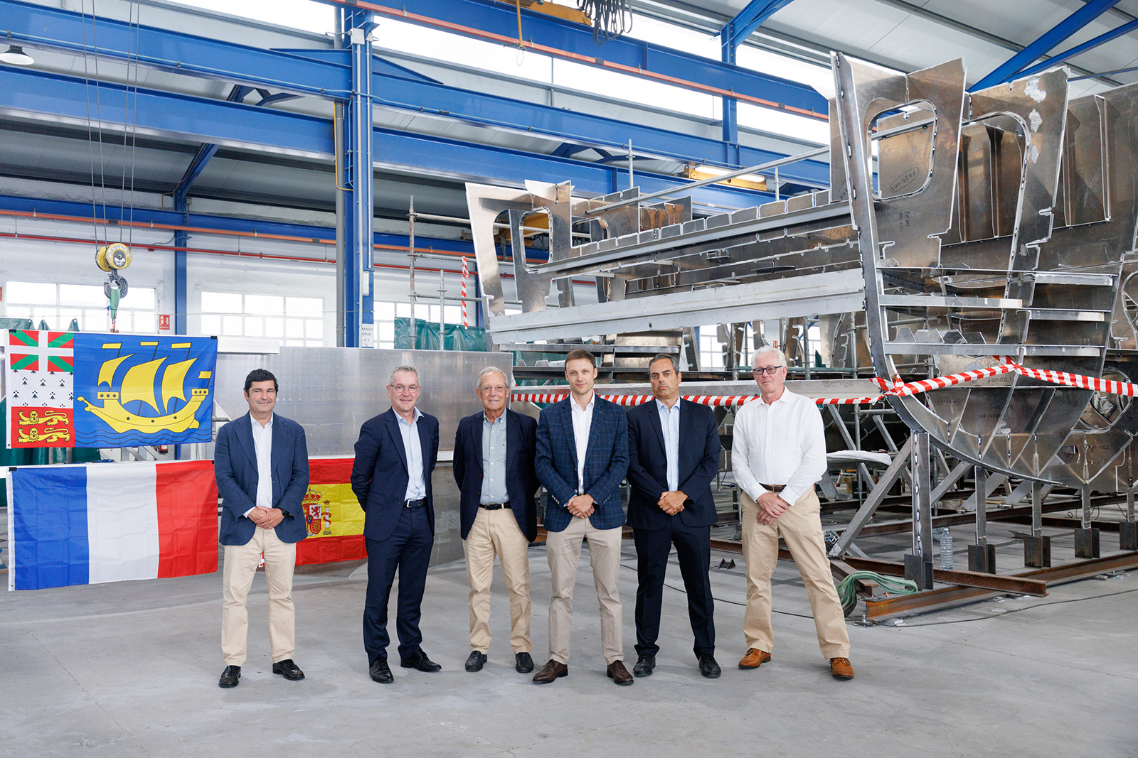 AISTER celebra el avance del catamarán JANOT para Saint Pierre et Miquelon con una visita institucional